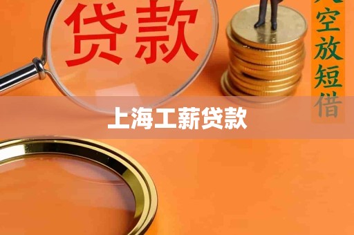 上海工薪贷款 上海工薪贷款